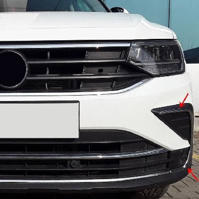 Nerez kryty předních mlhovek VW Tiguan II 2020+ Fcl.