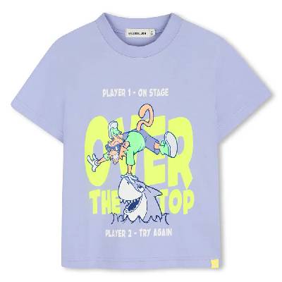 Тениска Billieblush U21694 short sleeve T-shirt - Blue / Purple (Blue Angel)