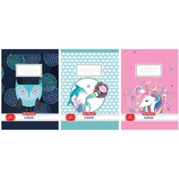 Herlitz Zošit 523 A5 linajkový mix dievčenských motívov