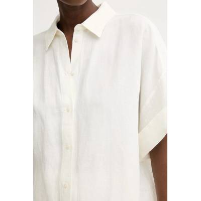 BOSS Orange риза дамска с добавен лен C Bisenas (50559261)