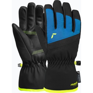 Reusch Детски скиорски ръкавици Reusch Wonder R-TEX® XT Junior blck/bril blu/safety yell