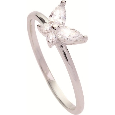 Oliver Weber stříbrný prsten s motýlkem Maya 63362