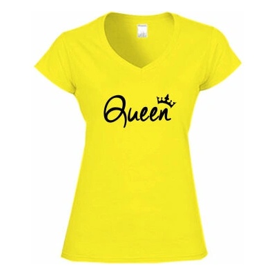 Dámské tričko V-výstřih Queen