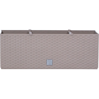 POLPLAST DRTC Rato Ratan truhlík samozavlažovací mocca - holubia 50 cm
