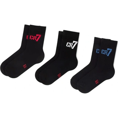 Fan-shop 3pack dětské ponožky CR7 čierne