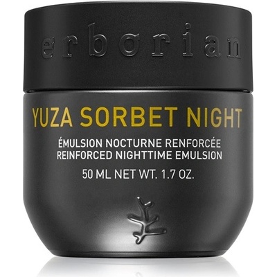 Erborian Yuza Sorbet Reinforced Nighttime Emulsion ľahká nočná emulzia pre spevnenie pleti 50 ml