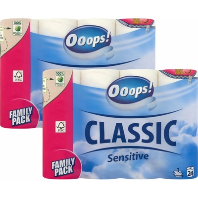 Ooops! Classic Sensitive 3-vrstvový 2 x 24 ks