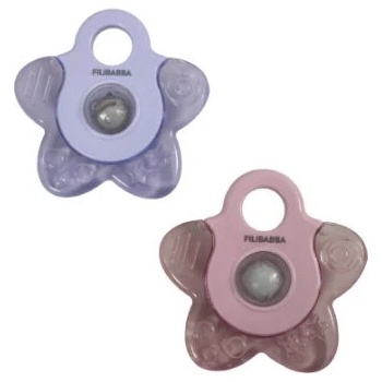 Filibabba chladicí kroužek s hvězdičkou balení 2 kusů Rose mix