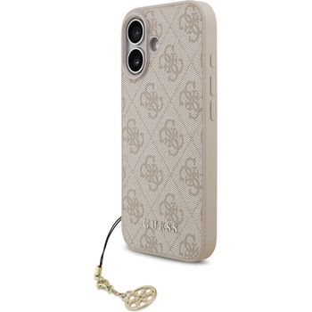 GUESS Калъф Guess 4G Charm за iPhone 17, розов (GUHMP17SGF4GCP)