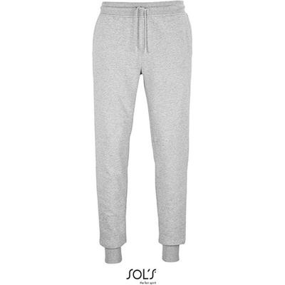 SOĽS Unisex tepláky SL03810 Šedá melanž
