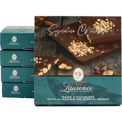 LAURENCE черен с бадеми без захар