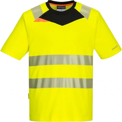 Portwest HI-VIS DX413 reflexní strečové triko HV žlutá černá L