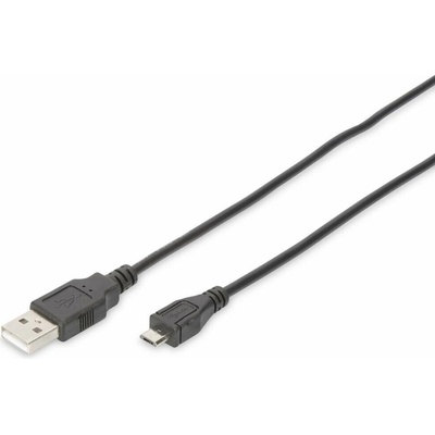 Digitus DB-300127-018-S USB 2.0 USB-A zástrčka, USB Micro-B zástrčka 1,8m černý
