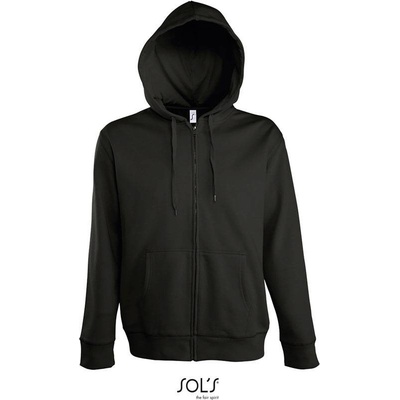 Sol's Seven Men pánska mikina s kapuc. čierna