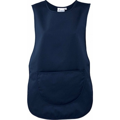 Premier Workwear Dámský tabard s velkou nakládanou kapsou modrá námořní Pantone 2766 L PW171