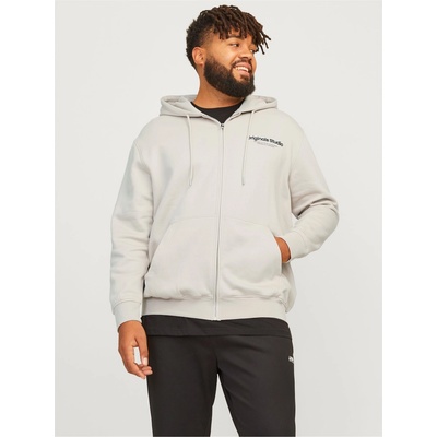 JACK & JONES Суичър Jack and Jones Men's Vest Zip Hoodie - Moonbeam