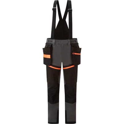 PortWest kalhoty EV443 Shell Trousers s laclem Šedá metal