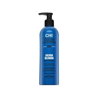 CHI Color Illuminate Silver Blonde Blue Shampoo тонизиращ шампоан за платинено руса и сива коса 355 ml