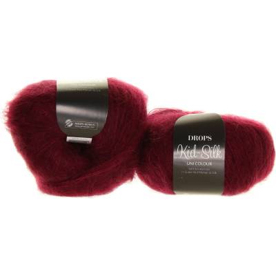 Drops Kid-Silk 70 bordó