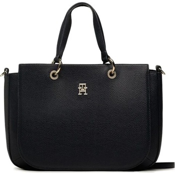 Tommy Hilfiger Дамска чанта Tommy Hilfiger Th Emblem Satchel AW0AW14503 DW6 (Th Emblem Satchel AW0AW14503)