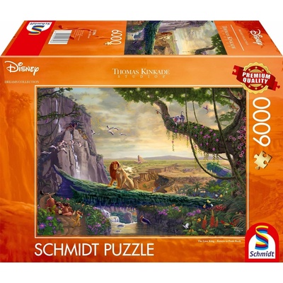 Schmidt Spiele Disney Dreams Collection Leví kráľ Návrat na Pride Rock Thomas Kinkade pre dospelých 6000 dielov