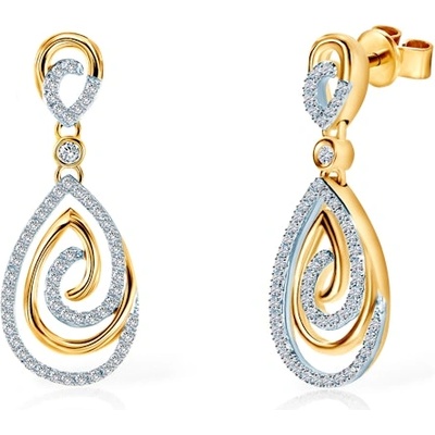 SAVICKI обеци: злато. диаманти