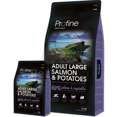 Profine Dog Adult Large - сьомга и картофи 12 кг