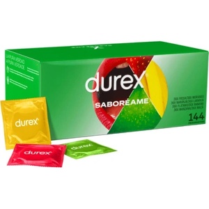Durex 144 бр. Микс ароматни презервативи Durex Pleasurefruits