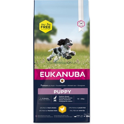 EUKANUBA Puppy Medium Breed 18 kg