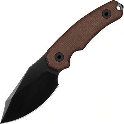 Kunwu STIFFY D. Hnědá Micarta, VANADIS 4 DLC