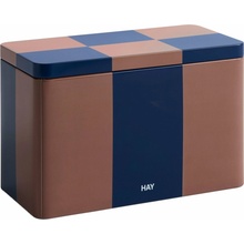 HAY Plechová dóza Tin Medium, Brown Midnight Blue AE360-A602-AT53