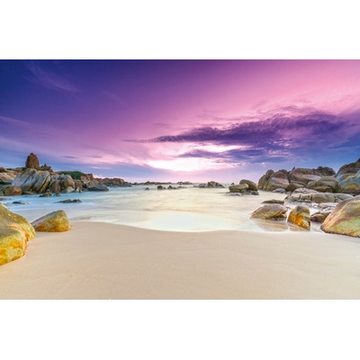 DIMEX ART Флизелинов фототапет здрач на плажа 375 x 250 см