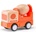 Woodyland Auto миксер със звуци и светлина, маховик (92048)