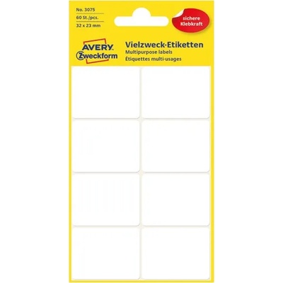 AVERY 3075 32x23mm универсален 60бр. бял етикет (3075)