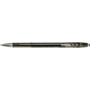 Optima Химикалка OPTIMA с бутон TB 401 0, 7 mm черна 10992 (10992)