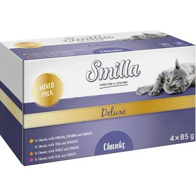 Smilla Deluxe kousky v omáčce míchané balení 24 x 85 g