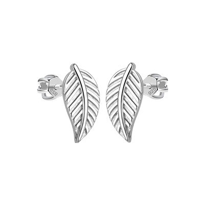 Nubis stříbrné šroubovací lístky NB-3764