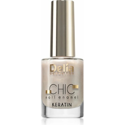 Delia Cosmetics Chic lak na nechty s keratínom odtieň Opal 01 11 ml