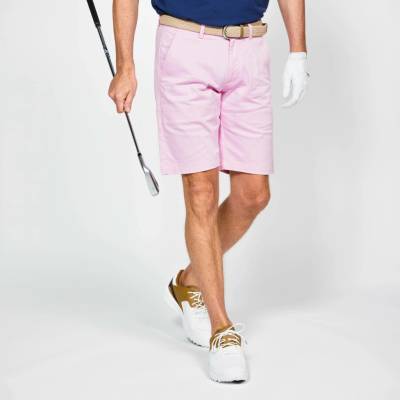Inesis pánské golfové kraťasy MW500 RŮŽOVÁ