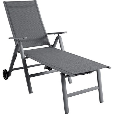 Sunfun Maja FLA50125C oceľové záhradné ležadlo polohovateľné