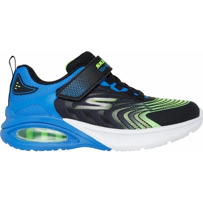 Skechers detská voľnočasová obuv METEOR-LIGHTS zelená čierna biela