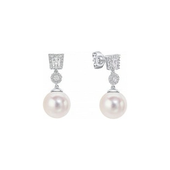 Diamonfire strieborné náušnice E6604