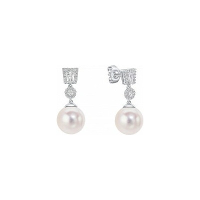 Diamonfire strieborné náušnice E6604