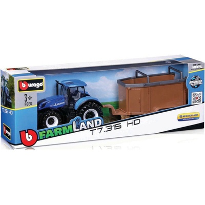 Bburago traktory 10cm s příslušenstvím sada 12ks - BB18-31920 - expresní doprava