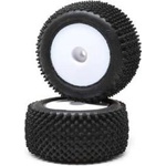 Losi Задно колело с гума Pin, блестящ диск (2): Mini-T 2.0