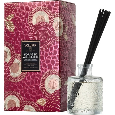 Voluspa difuzér s tyčinkami Foraged Wildberry Sbírané lesní ovoce 100 ml