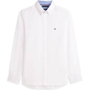 Tommy Hilfiger Риза с дълъг ръкав Tommy Hilfiger Men's Long Sleeve Shirt - White