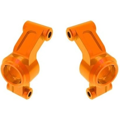Traxxas těhlice zadní hliníková oranžová 2