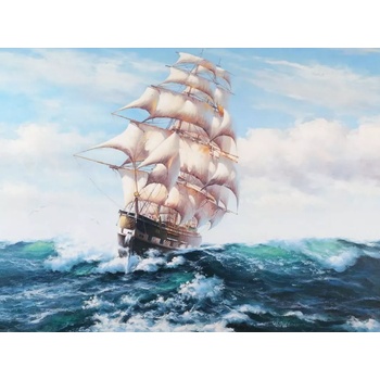 Image 1 of Milena Style Кораб - диамантен гоблен