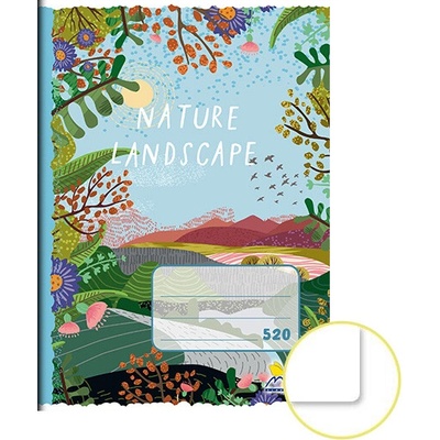 NOTES Zošit 520 A5 nelinkovaný Nature Landscape